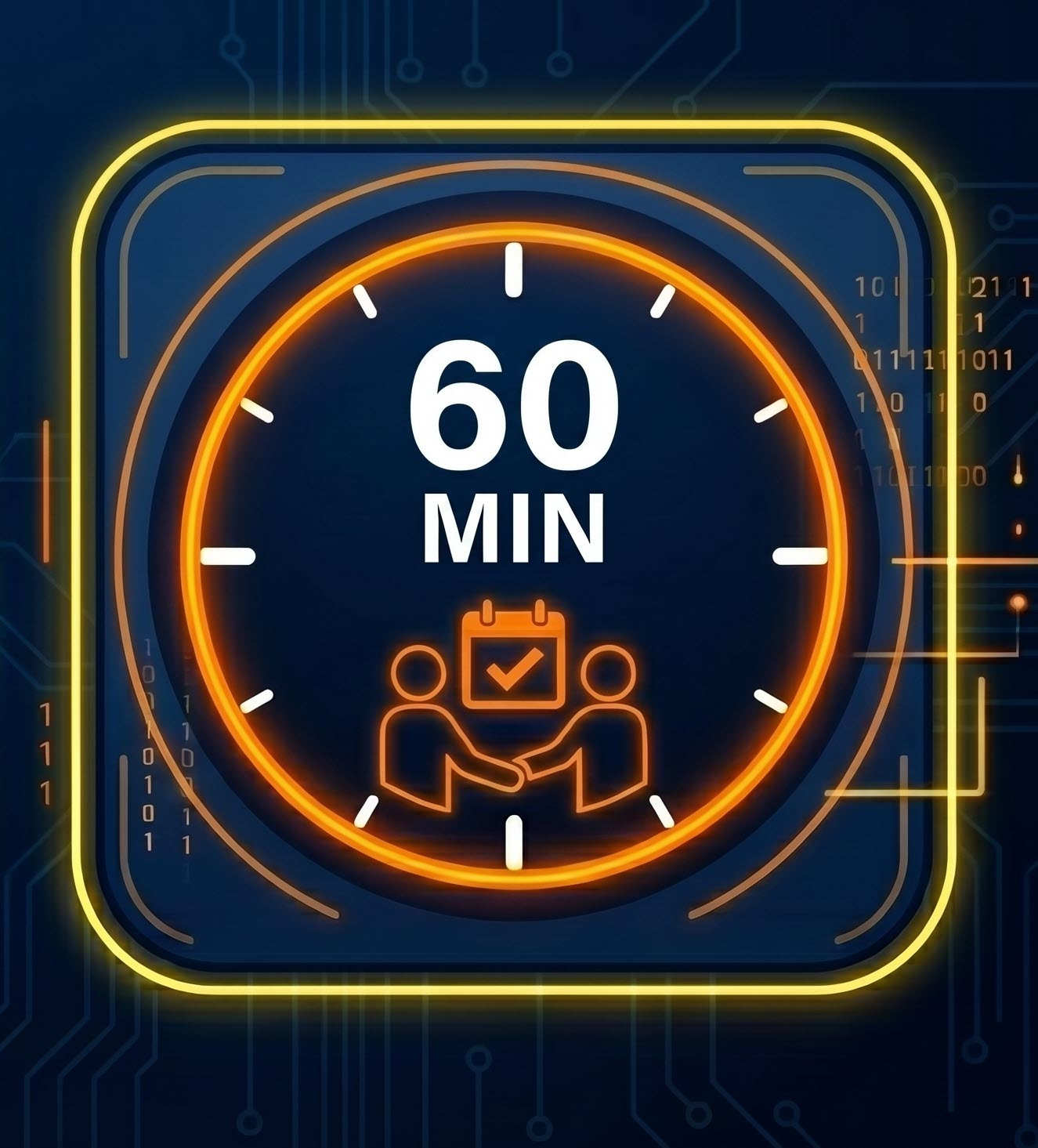 60 minute meeting selection graphic.